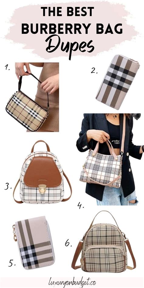 burberry bag dupes|knock off Burberry wallet.